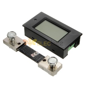 Monitor di alimentazione del pannello della batteria dell'auto del misuratore di corrente di tensione dell'affissione a cristalli liquidi di CC 100A