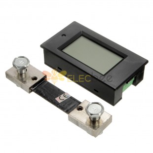 DC 100A LCD Voltage Current Meter Car Battery Panel Power Monitor