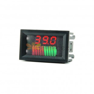 DC 자동차 납산 배터리 용량 표시기 10 세그먼트 디지털 리튬 배터리 충전 표시기  Red 12V