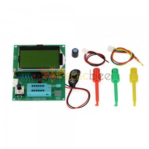 EZM328 GM328R LCD Dijital Transistör Test Cihazı ESR Frekans LCR NPN PNP Diyot Kapasitör Metre PWM Kare Dalga Cinsi Ölçü Dirençleri