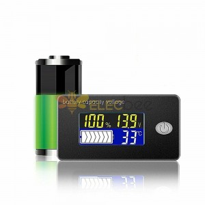 JS-C35 Li-ion Lifepo4 indicateur de capacité de batterie au plomb 12/24/36/48/60/72V affichage LCD voltmètre testeur de température