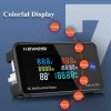 KWS-DC200 0-200V 0-100A DC Display digitale Misuratore di tensione e corrente Schermo a colori Timer per tester di temperatura di alimentazione