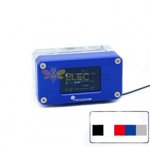 LSJ-ZNR Termometro di flusso elettronico per raffreddatore d'acqua VA Schermo LCD Blue
