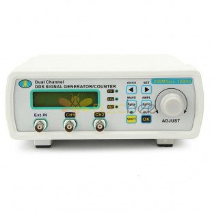 MHS5200A DDS NC Dual Channel Function Signal Generator Frequency Meter TTL Wave