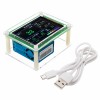 PM1.0 PM2.5 PM10 Modulo rivelatore Tester per sensore di polvere di qualità dell\'aria con display LCD da 2,8 pollici per il monitoraggio di strumenti per auto da ufficio a casa