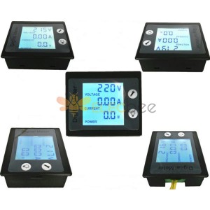 PZEM-001 AC 80-260V 10A 2200W 功率計 LCD 數字電壓表 電流表 監控顯示模塊