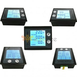 PZEM-001 AC 80-260V 10A 2200W Medidor de potencia LCD Voltímetro digital Medidor de corriente Módulo de pantalla de monitor