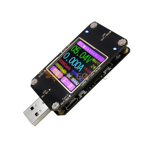 Acquista Tester USB con display a colori tipo C 10 in 1 DC 0-5A Corrente  4-30V Tensione Caricatore USB Tester Misuratore di potenza Rilevatore di  batteria mobile