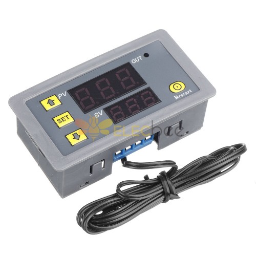 W3231 Digital 12V/24V 110-220V Dual Thermostat Temperature Control Switch Sensor 