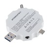 白色UD18 USB 3.0 18in1 USB测试仪APP直流数字电压表电流表移动电源电压检测电压表高清彩屏