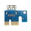 006C 6Pin PCIe PCI 1x to 16x Express Riser Card USB 3.0 4 电容挖矿 60CM