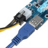 0.6m USB 3.0 PCI-E Express 1x to16x Extender Riser Board Card Adapter SATA Cable