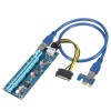 0.6m USB 3.0 PCI-E Express 1x to16x Extender Riser Board Adaptador de tarjeta Cable SATA