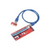 0.6m USB 3.0 PCI-E Express 1x 至 16x 延長線延長器提升闆卡適配器電纜