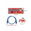 0.6m USB 3.0 PCI-E Express 1x to16x câble d\'extension câble adaptateur de carte Riser Board