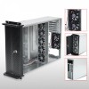 6 GPU Mining Case Rackmount Miner Mining Frame Mining Server Case mit 10 FANS Crypto Coin Currency Mining