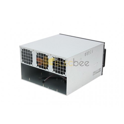 6GPU 6U 采矿框架 Rig Case Box ETH BTC Ethereum 带特殊 3 个冷却风扇