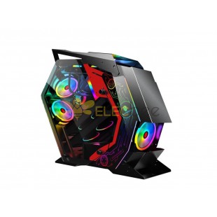 ATX Computer Gaming Case Special-Shaped Desktop Computer Mainframe Support M-ATX/ ITX Motherboard for PC Gamer Enclosure