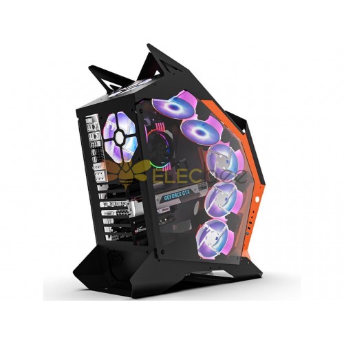 Computer Case ATX/M-ATX/ITX Supported Mid Tower With Tempered Glass