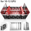 SECC Mining Rig Frame Mining Miner Case 支持 10-12 GPU 显卡 73x51x39cm