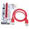 VER 008S USB3.0 PCI-E Express 1x To 16x Extension Cable Extender Riser Card For 8 GPU Graphics Cards