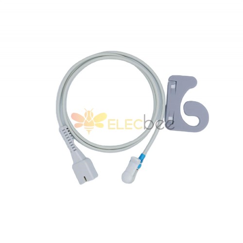 Pin adulto Biolight compatible del clip 7 del oído del sensor reutilizable Spo2