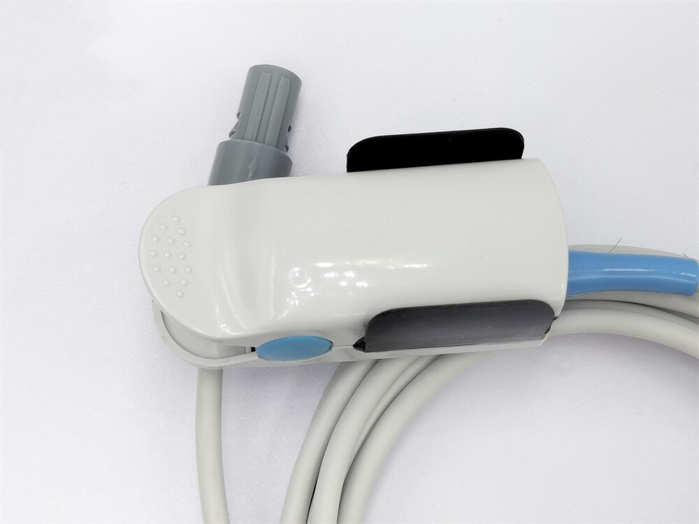 Совместимый Mindray 6Pin 40-градусный многоразовый датчик Spo2 для взрослых с зажимом для пальцев