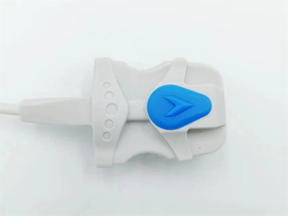 Kompatibler Nihon Kohden 10-poliger wiederverwendbarer Spo2-Sensor für Erwachsene, weich