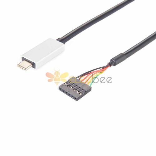 FTDI-auf-USB-C-Kabel 5 V VCC 3,3 V I/O