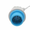 Wiederverwendbarer 9-poliger Biolight-Spo2-Sensor aus Silikon für Neugeborene, Blt Y-Typ