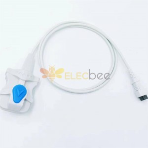 Sensore Spo2 a 6 pin Minolta riutilizzabile per applicazioni di monitoraggio morbido per adulti