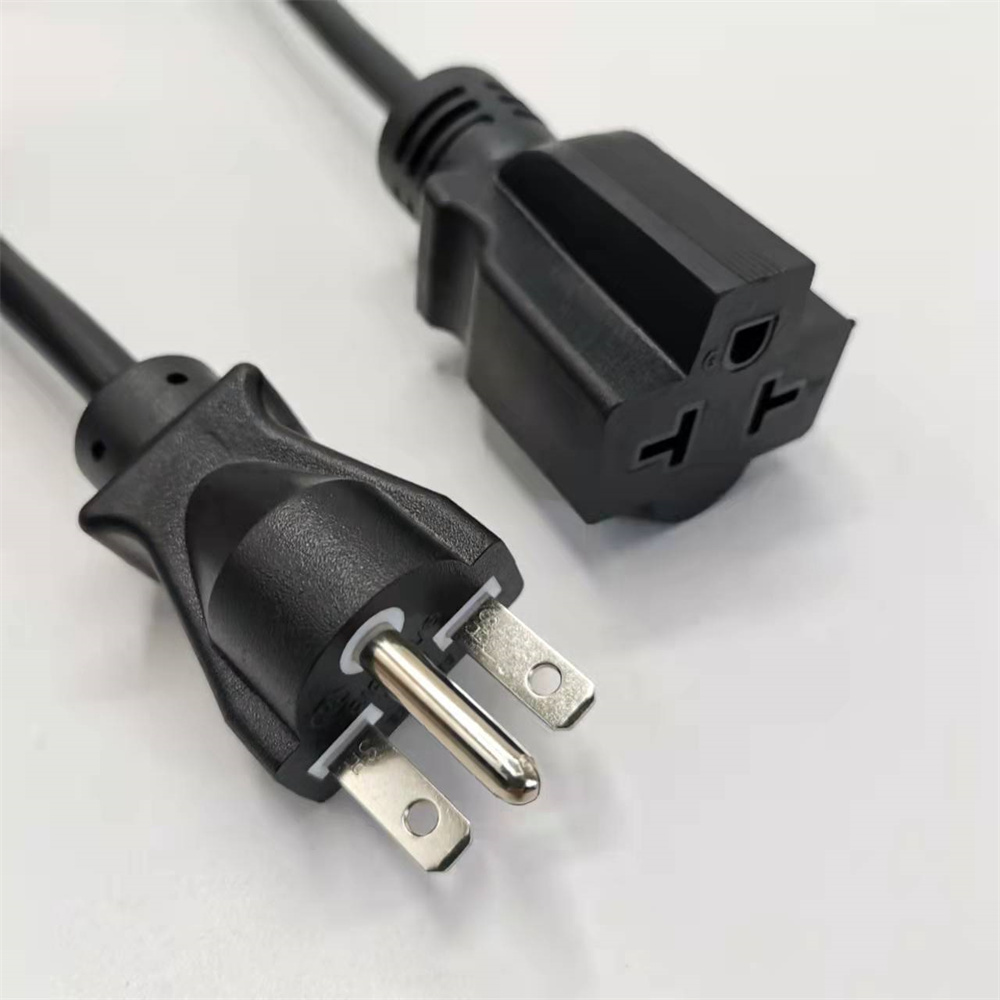 American Standard 3pin 6-15P to 6-20R Plug Cable, 3pin American Standard 6-20P Plug Power Cord, UL American Standard 5-15P Cable, 1.8 Meters