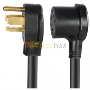 Four-Core American Standard Dryer Plug Cable, American Standard SJTW 14-50P Power Cord, 0.8m
