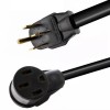 Four-Core American Standard Dryer Plug Cable, American Standard SJTW 14-50P Power Cord, 0.8m