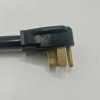 Cable de enchufe para secadora estándar americano de cuatro núcleos, cable de alimentación estándar americano SJTW 14-50P, 0,8 m
