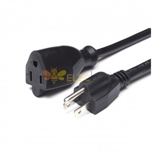 N5-15P to N6-15P Plug Cable with 6-15R Power Cord, Universal Plug, 1.1m