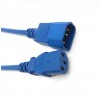 Câble de conversion UL IEC C14 vers C3 avec triple prise standard américaine SJT 8 AWG, 1,1 m