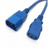 Cable de enchufe de conversión UL IEC C14 a C3 con salida triple estándar americano SJT 8AWG, 1,1 m