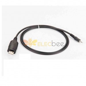 1 Meter langes serielles USB-Kabel RS232 mit 3,5-mm-Stereostecker. Vielseitige Datenkonnektivität