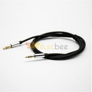 耳机插头3.5mm3极公对公直式音频线黑色0.5米-3米 3m