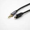 3.5 mm macho enchufe 3 polos a MICRO 5PIN cable de audio macho 1M