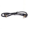 Cable de audio de 3.5mm macho a macho 3 polos de 90 grados cables 30CM