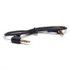 3.5mm Audio Cable Male to Male 3 Poles 90 Degree wires 30CM