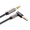 3.5mm Audio cable Straight Male to right angle male Cable 50CM