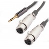 3.5mm Jack to 2xlr Cable OEM Stereo Cable 30CM