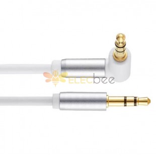 3.5mm Audio Cable Right Angle Copper Alloy Shell Gold Plated 2.5MM