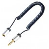 3.5 mm Audio Cable Female to Male Spring Shape 50CM