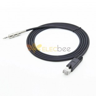Adapter Cable RJ45 Male To 3.5mm Stereo Male Unbalanced 1M