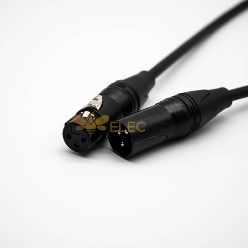 3 polos 3.5MM ángulo recto macho a 180 cable de audio hembra 0.5M-3M