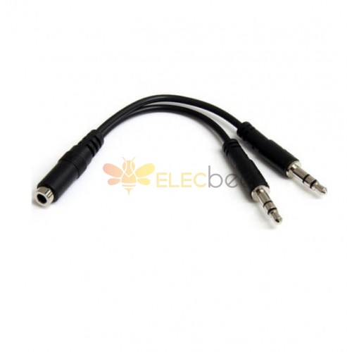 Adattatore splitter headset femminile a 2Plug Audio Cable 30CM